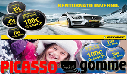 Promozione Bentornato Inverno Goodyear Dunlop Picasso Gomme